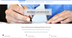 Desktop Screenshot of boud-law.com