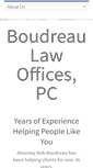 Mobile Screenshot of boud-law.com