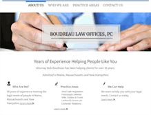 Tablet Screenshot of boud-law.com